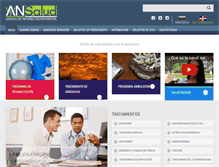 Tablet Screenshot of ansalud.com